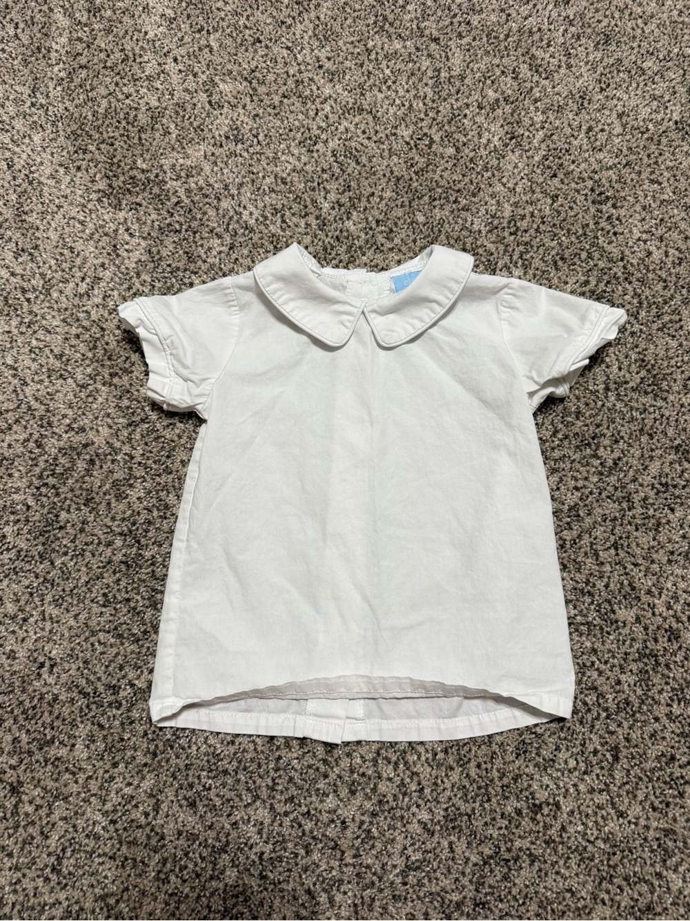 CLASSIC WHIMSY White Peter Pan Collar Kids Top 2T